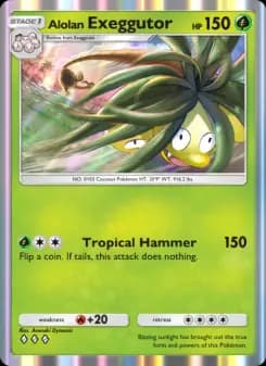 Alolan Exeggutor — Celestial Guardians — Three Diamond
