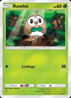 Rowlet — Celestial Guardians — One Diamond