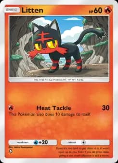 Litten — Celestial Guardians — One Diamond