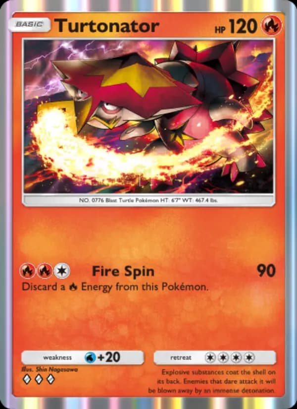 Turtonator — Celestial Guardians, Three Diamond