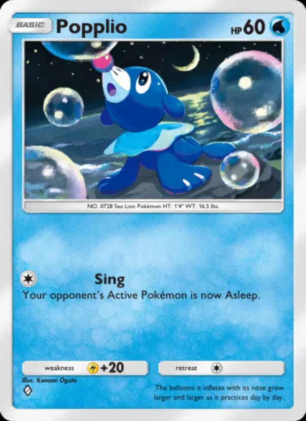 Popplio — Celestial Guardians, One Diamond
