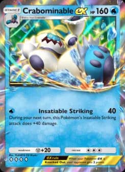 Crabominable ex — Celestial Guardians — Four Diamond