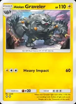 Alolan Graveler — Celestial Guardians — Two Diamond