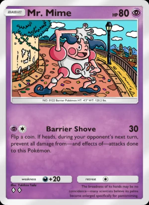 Mr. Mime — Celestial Guardians, Two Diamond