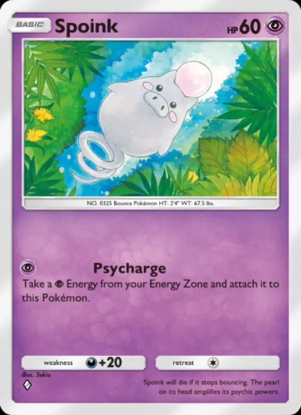 Spoink — Celestial Guardians, One Diamond