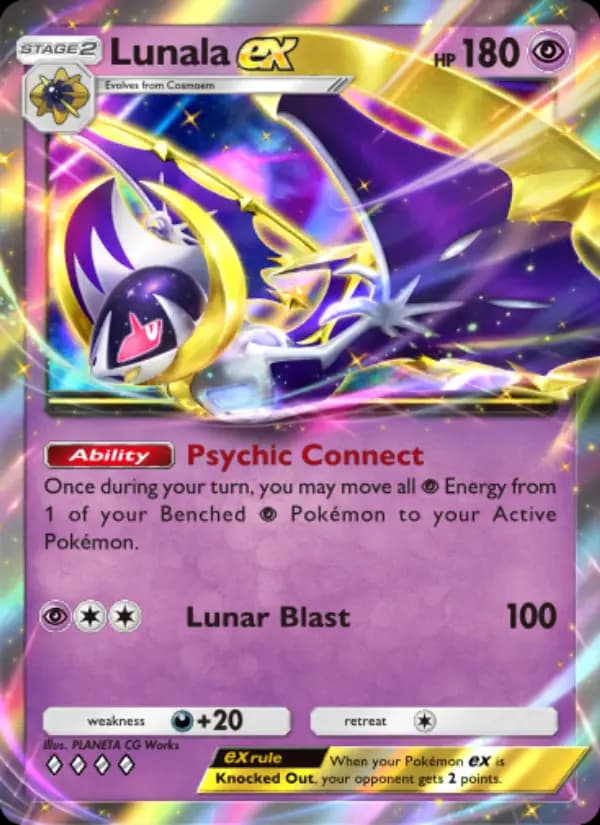 Lunala ex — Celestial Guardians, Four Diamond