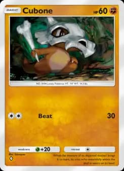 Cubone — Celestial Guardians — One Diamond