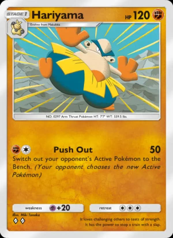 Hariyama — Celestial Guardians, Two Diamond