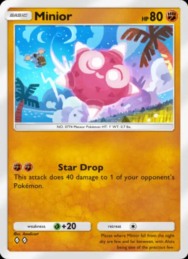 Minior — Celestial Guardians, Two Diamond