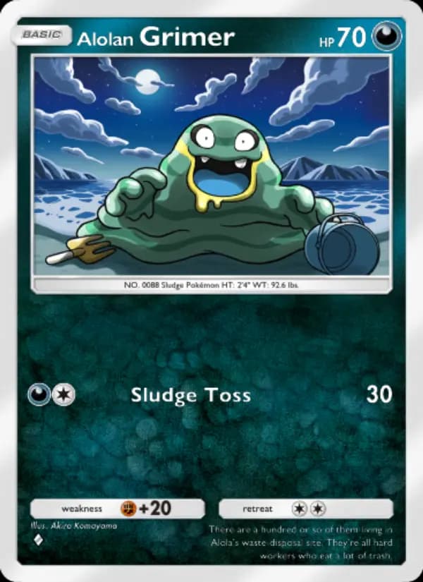 Alolan Grimer — Celestial Guardians, One Diamond