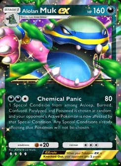 Alolan Muk ex — Celestial Guardians — Four Diamond