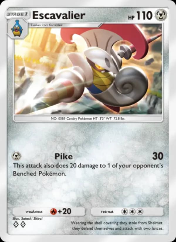Escavalier — Celestial Guardians, Two Diamond