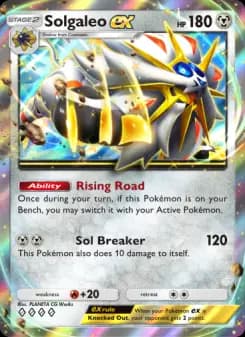 Solgaleo ex — Celestial Guardians — Four Diamond