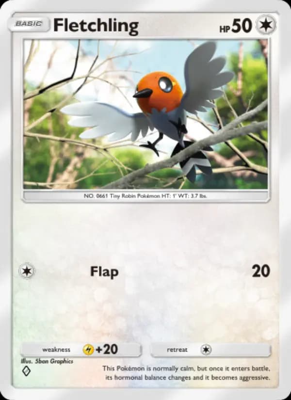 Fletchling — Celestial Guardians, One Diamond