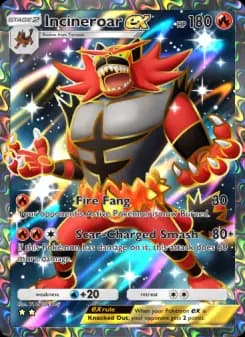 Incineroar ex — Celestial Guardians — Two Star