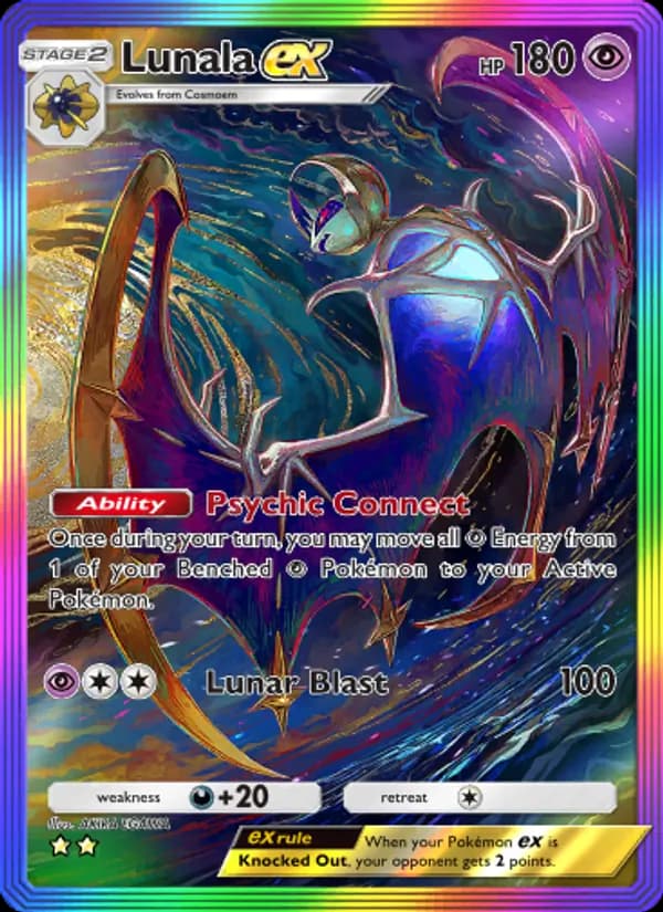 Lunala ex — Celestial Guardians, Two Star