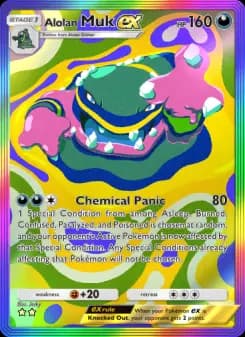Alolan Muk ex — Celestial Guardians — Two Star