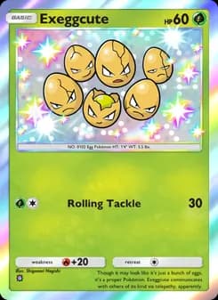 Exeggcute — Celestial Guardians — One Shiny