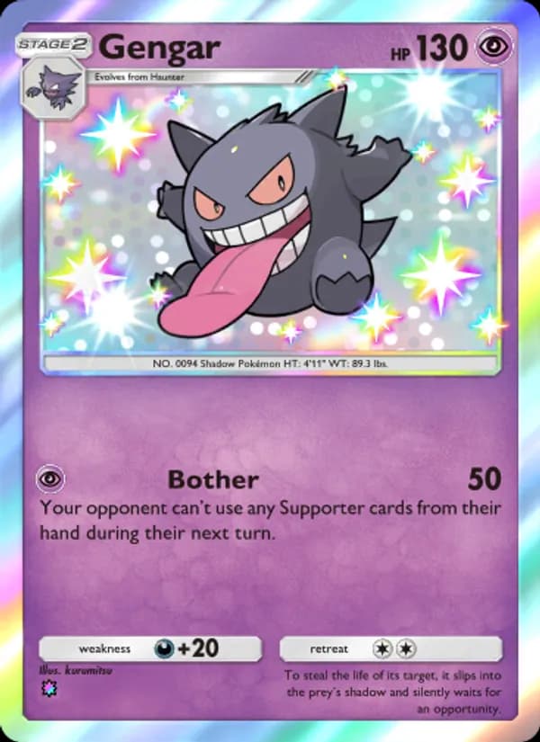 Gengar — Celestial Guardians, One Shiny