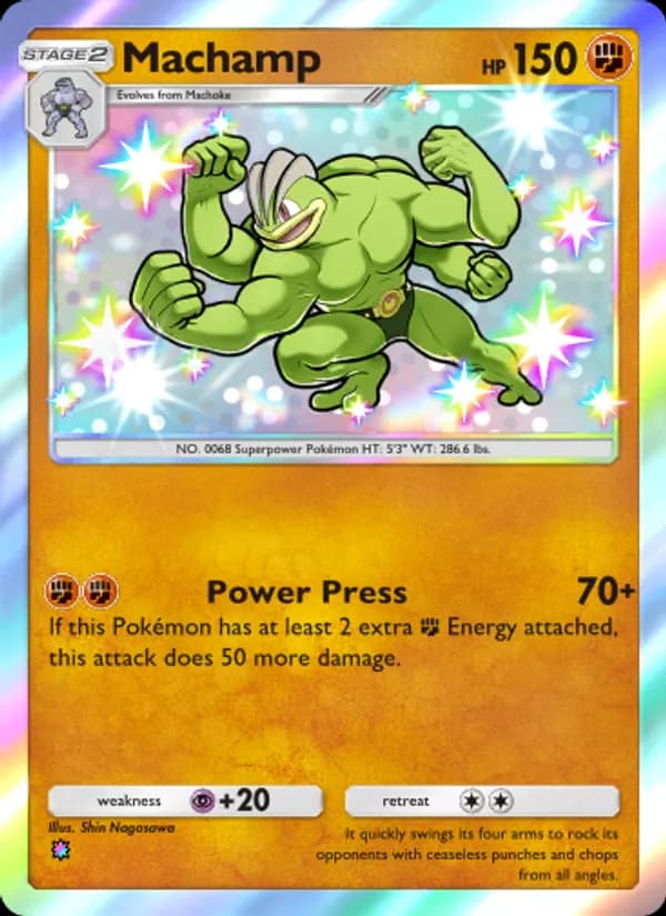 Machamp — Celestial Guardians, One Shiny