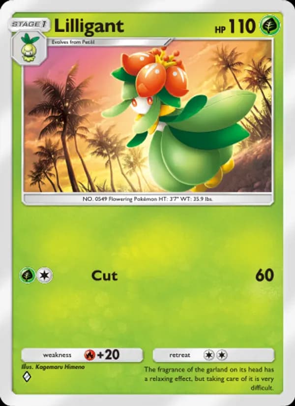 Lilligant — Extradimensional Crisis, One Diamond