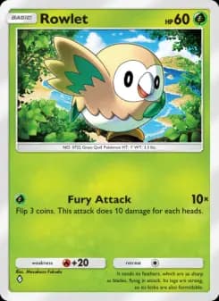 Rowlet — Extradimensional Crisis — One Diamond