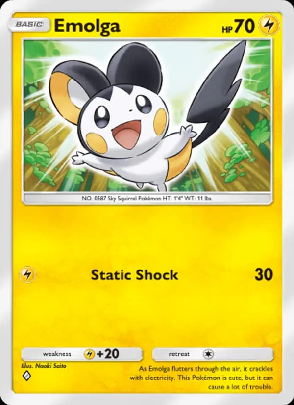 Emolga — Extradimensional Crisis, One Diamond