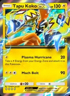 Tapu Koko ex — Extradimensional Crisis — Four Diamond