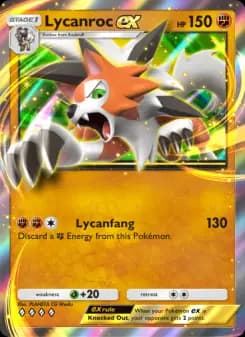 Lycanroc ex — Extradimensional Crisis — Four Diamond