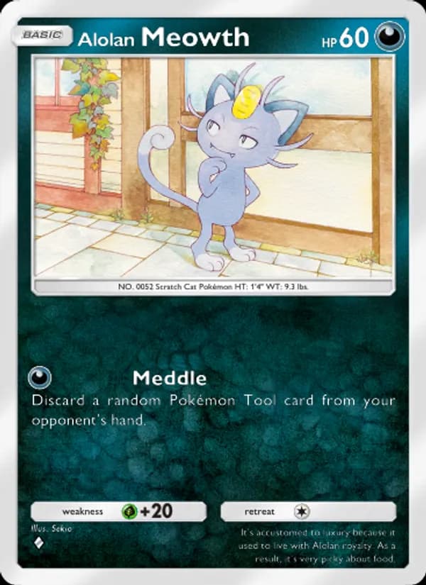 Alolan Meowth — Extradimensional Crisis, One Diamond