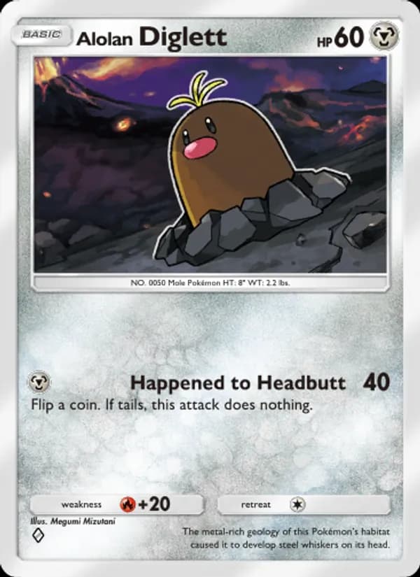 Alolan Diglett — Extradimensional Crisis, One Diamond
