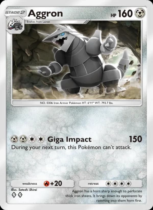 Aggron — Extradimensional Crisis, Two Diamond