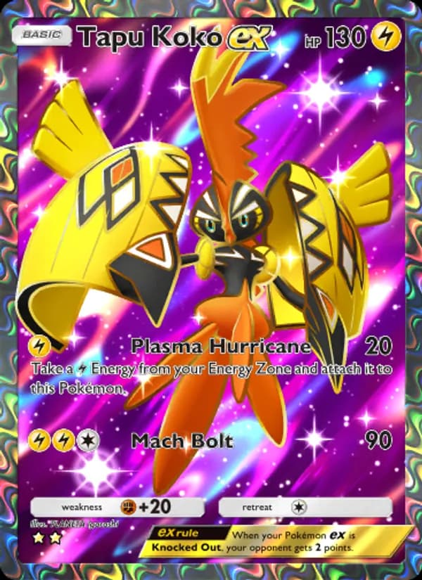 Tapu Koko ex — Extradimensional Crisis, Two Star