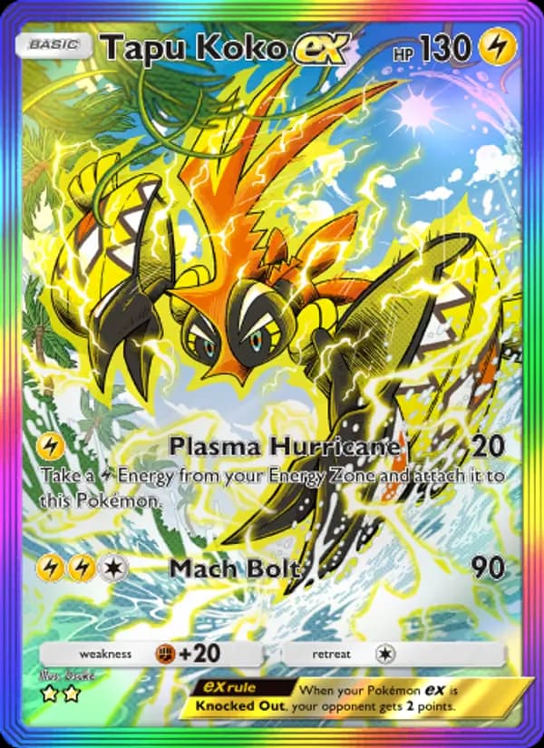 Tapu Koko ex — Extradimensional Crisis, Two Star