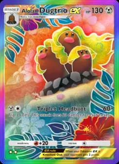 Alolan Dugtrio ex — Extradimensional Crisis — Two Star