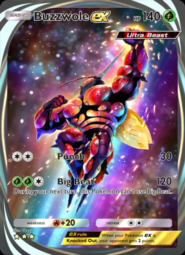 Buzzwole ex — Extradimensional Crisis, Three Star