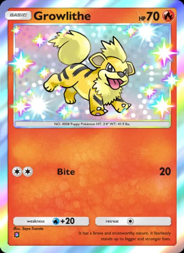 Growlithe — Extradimensional Crisis, One Shiny