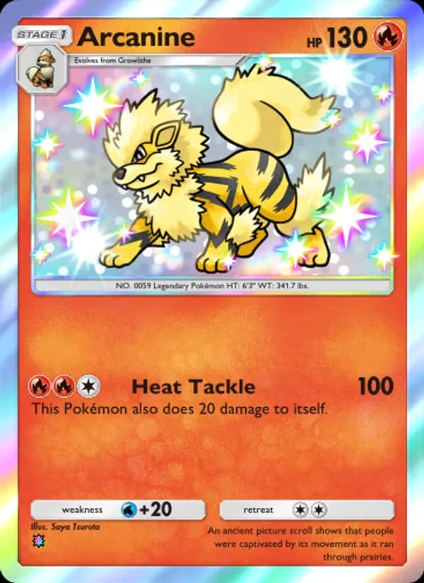 Arcanine — Extradimensional Crisis, One Shiny