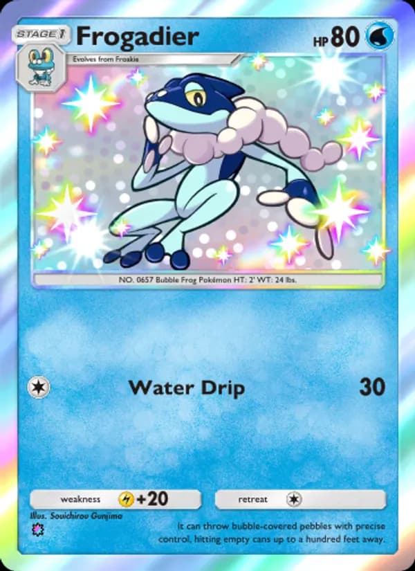 Frogadier — Extradimensional Crisis, One Shiny