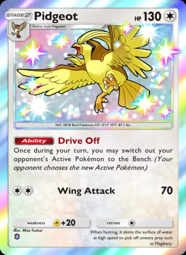 Pidgeot — Extradimensional Crisis, One Shiny
