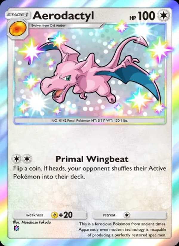Aerodactyl — Extradimensional Crisis, One Shiny