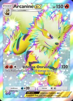 Arcanine ex — Extradimensional Crisis — Two Shiny