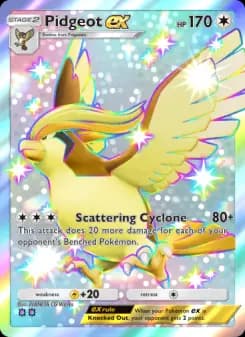 Pidgeot ex — Extradimensional Crisis — Two Shiny