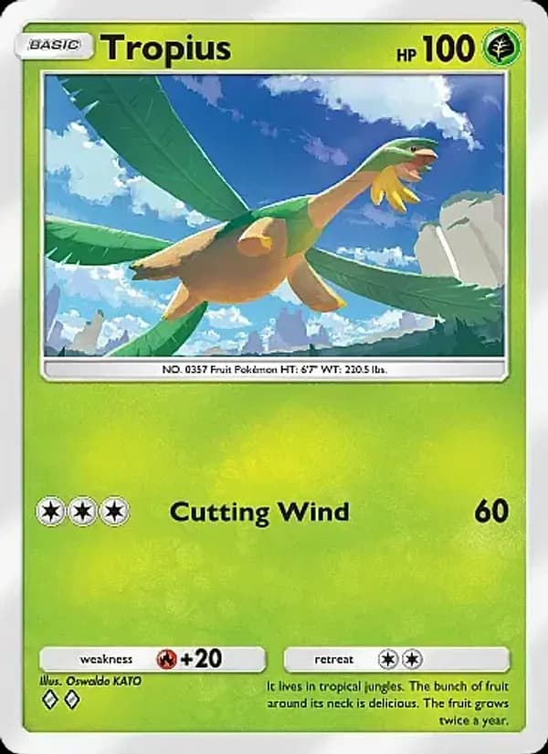 Tropius — Eevee Grove, Two Diamond