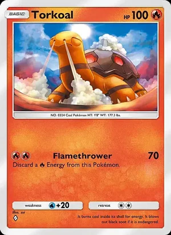 Torkoal — Eevee Grove, One Diamond