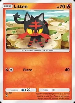 Litten — Eevee Grove — One Diamond