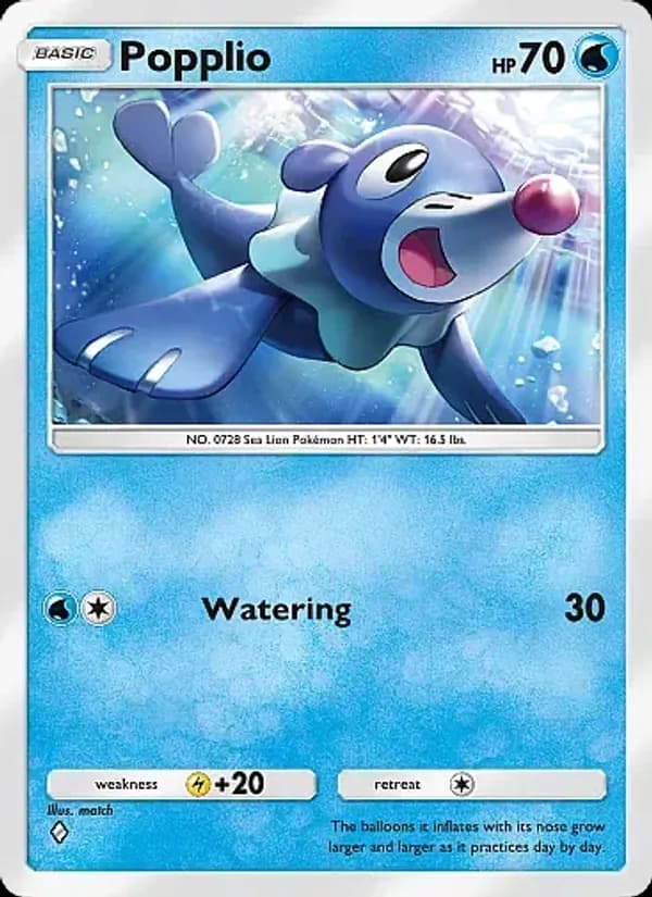 Popplio — Eevee Grove, One Diamond