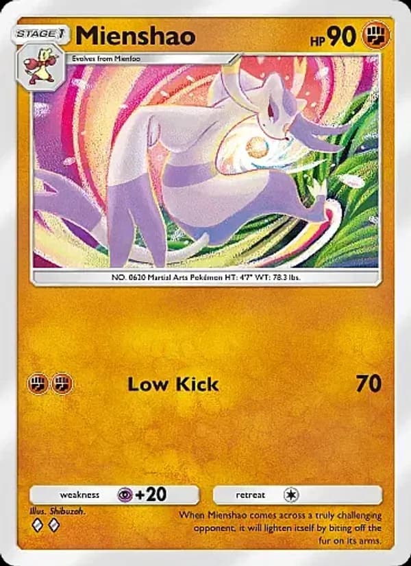 Mienshao — Eevee Grove, Two Diamond