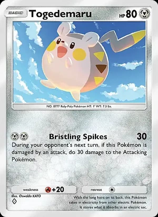 Togedemaru — Eevee Grove, One Diamond