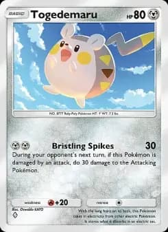 Togedemaru — Eevee Grove — One Diamond